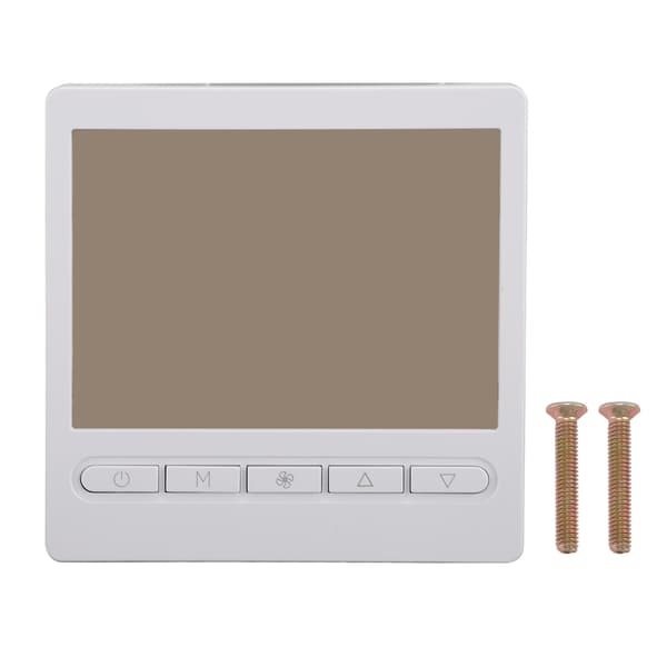 2 i 1 programmerbar termostat 3A 10A LCD smart temperaturregulator för luftkonditionering golvvärme