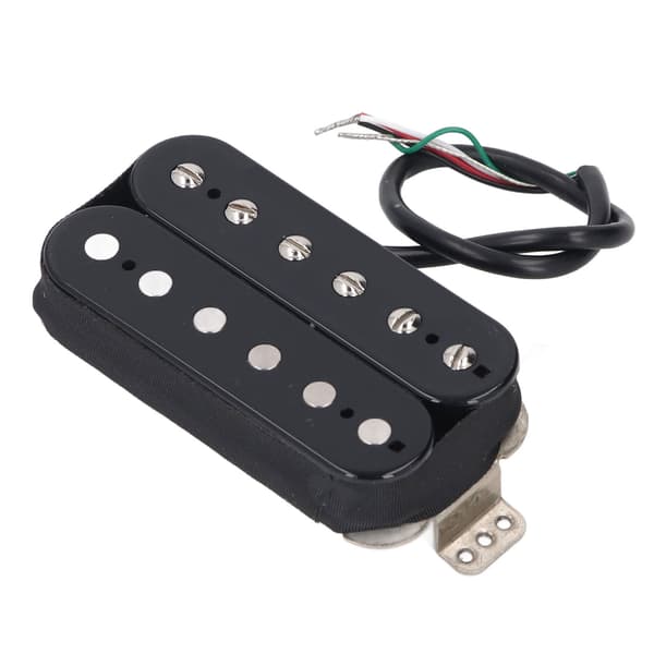 Humbucker Pickup 6-strängad dubbelspole ersättning för elgitarr 52mm Svart