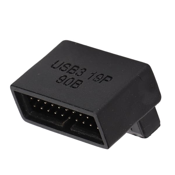 USB 3.0 90° Adapter Flerskiktskretskort Enkel Installation 19/20Pin Strömadapter PH19B