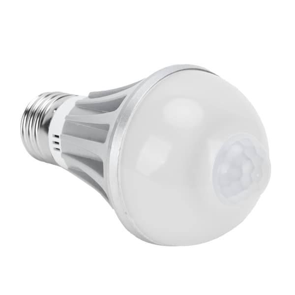 7W E27 Rörelsesensor LED-lampa Varmvit 85-265V för Hall & Trapphus