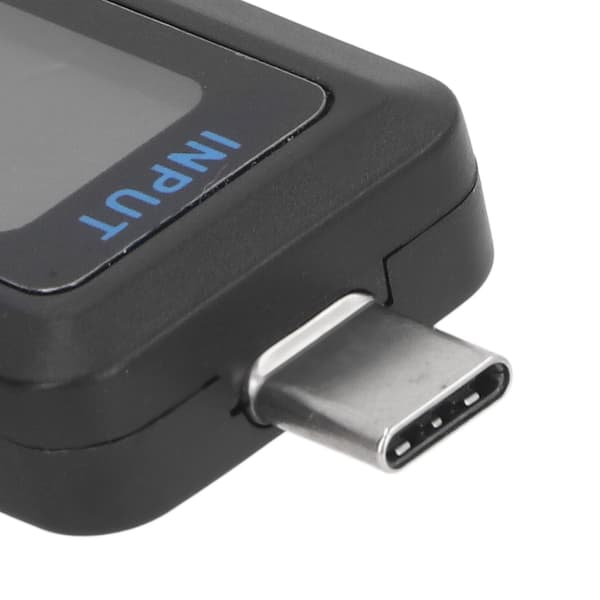 0-5A 0-8A 5-36V Digital Volt Ampere Meter 4-cifret Tovejs IPS LCD USB-C Strømmonitor