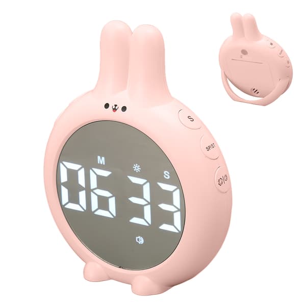 Söt multifunktionell digital timer med magnet, hög precision för barnläxor, matlagning och sport
