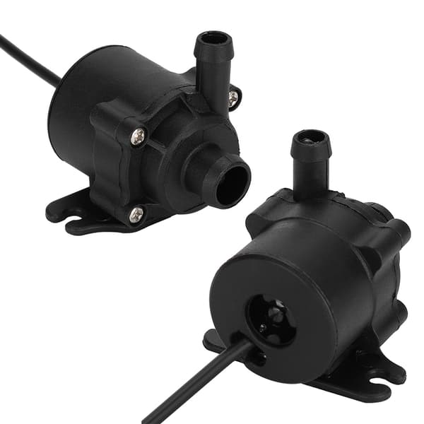 Mikro DC 12V Vattenpump Borstlös Vattenkylningspump Tyst Stor 4Pin