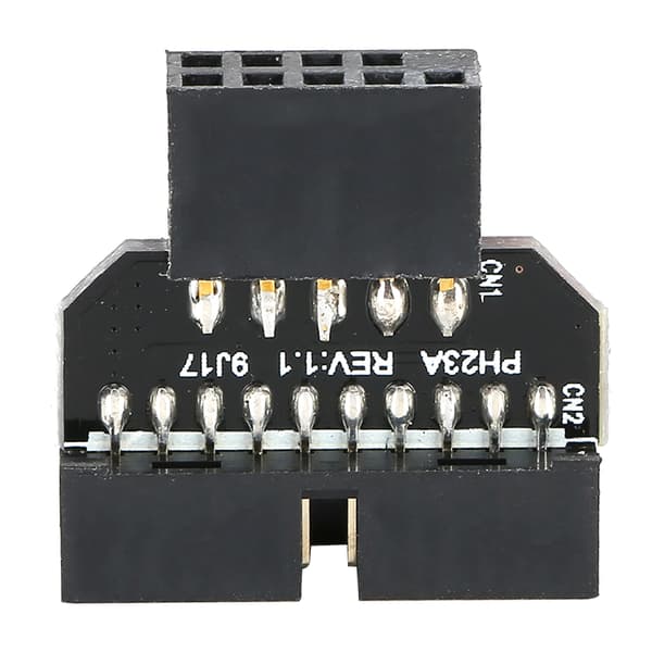 PH23A Moderkort USB 2.0 9Pin till USB 3.0 19P Plugin-kontaktadapter (PH23A)