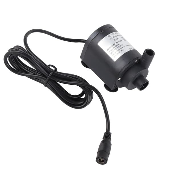24V DC 1000L/H Solvarmvatten Cirkulationspump Borstlös Motor 7m Lyfthöjd