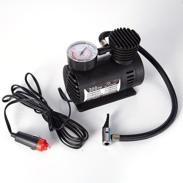 300PSI 12V Mini Luftkompressor Auto Bil Elektrisk Dæk Luftpumpe Mini Luftkompressor
