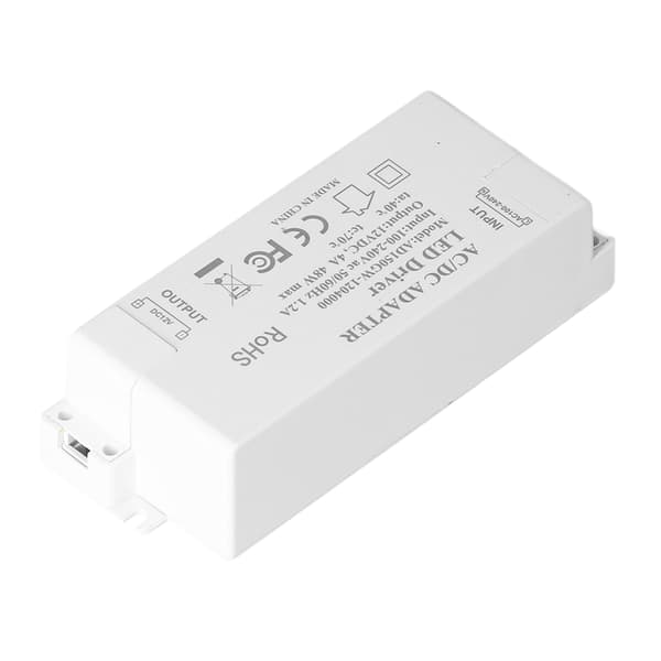 LED-strømforsyning DC12V 4A 48W LED-driver, AC100-240V til DC12V-transformer til indendørs stripelys
