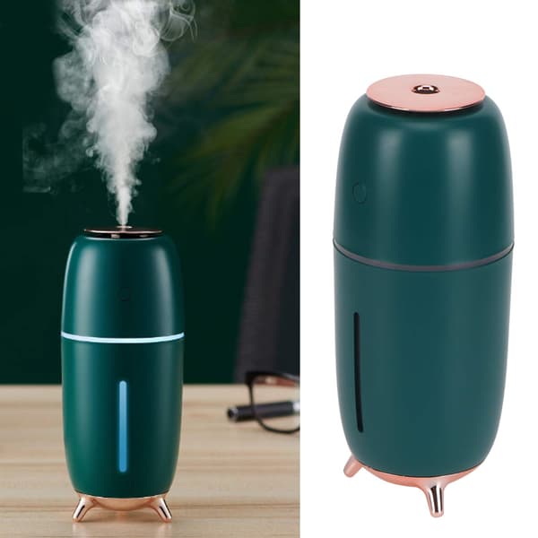 USB Intelligent Spray Luftfugter med Natlys Luftbefugtning til Kontorbord Bil Grøn