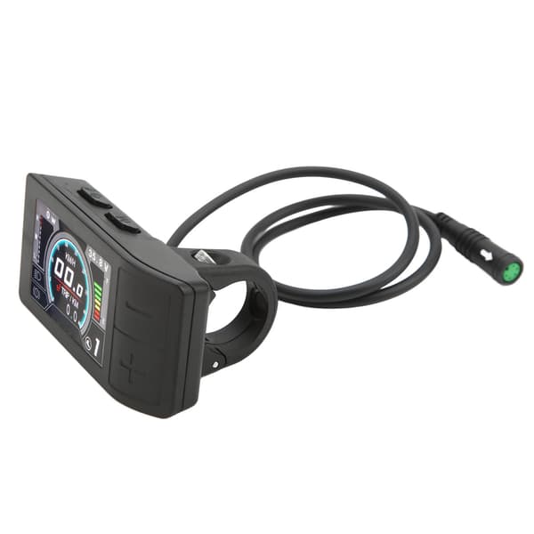 LCD Display ABS 500C Farveindikator Måler Kontrolpanel Elcykel Tilbehør til Bafang BBS01
