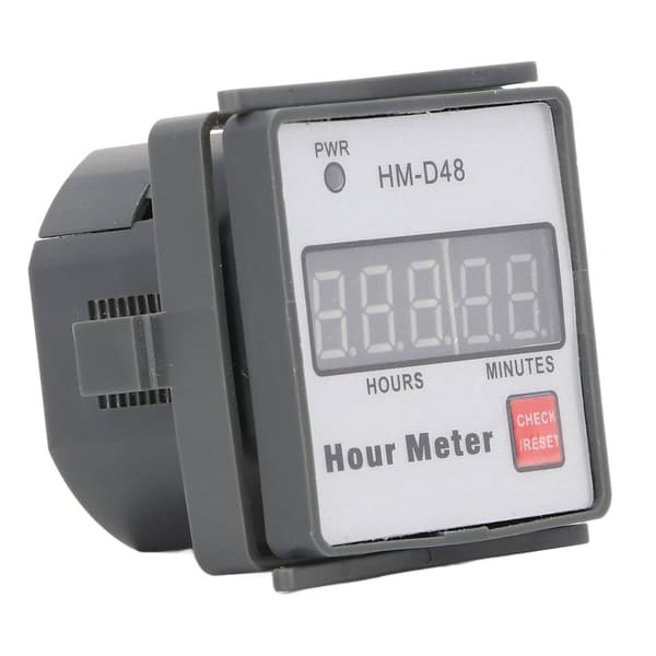 Timetæller Digital Display Timer ABS Måler 0‑999,99 Timer Tidsværktøj AC 220‑240V