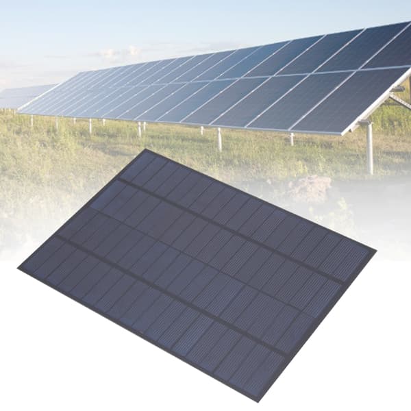 0,5W 5,5V Solcelleopladningspanel PET-lamineret plade DIY-legetøjsplade 76x60mm