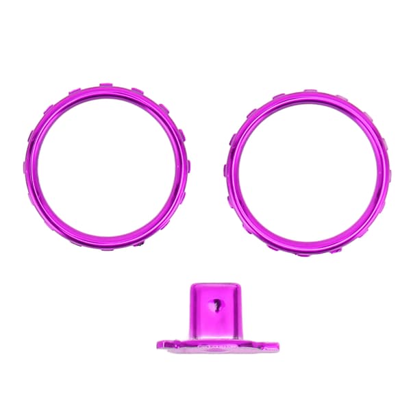 Dekorative accentringe til Xbox Elite Series 2 Controller Matte Chrome Switch Buttons Udskiftningsdele Lilla