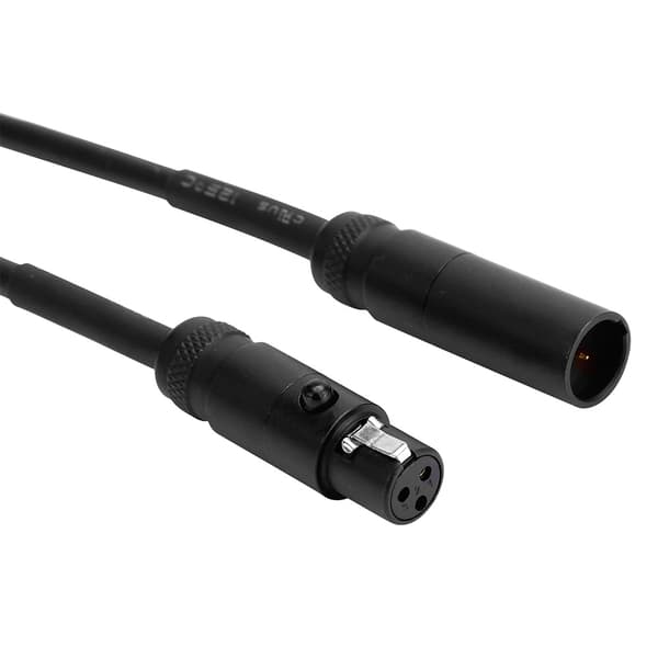 3-bens Mini XLR han til hun lydforbindelseskabel til videokamera DSLR-kamera mikrofoninterfaceforbindelse 2M