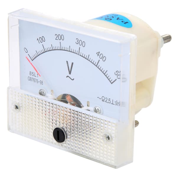 85L1 AC Voltmeter 0-500V Pointer Gauge Elektrisk Spændingstesterenhed