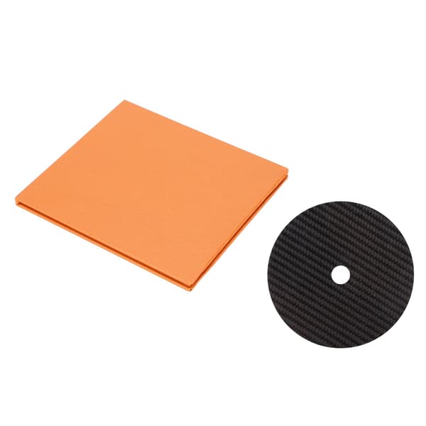 CD DVD Stabilisator Kulfiber 0,2 mm Tuning Måtte Disc Stabilisator til Topbakke Afspiller Sort