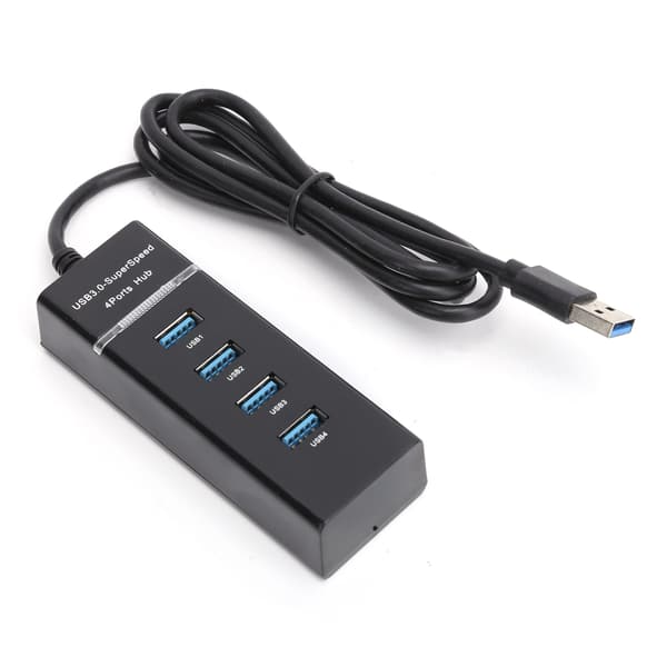 1 til 4 USB 3.0 HUB Han til Hun USB Forlængeradapterkabel Splitter til PC Bærbar