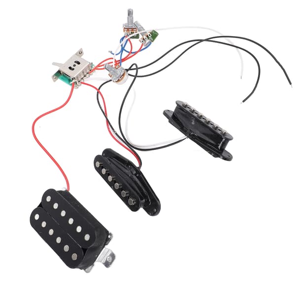 Elgitarrpickup med tonvolymkabel, dubbelspolig öppen stil Humbucker Pickup Set