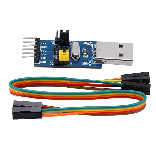 USB-I2C/UART TTL-sarjamuunninsovitinmoduuli hyppyjohdoilla