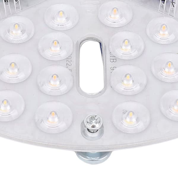 6,5 tommer loftventilator LED-lysudskiftning PC 3 farver dæmpbar forsænket montering øjenpleje LED-ventilatorlyspanel eftermontering