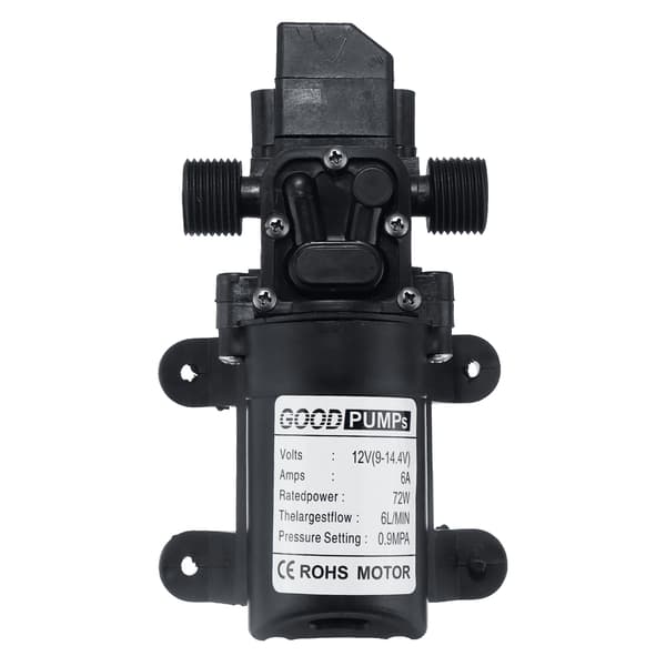 12V Högtrycks Automatisk Membranvattenpump Självsugande Pump Passar För Trädgårdsbil