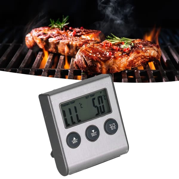 Magnetdesign Grilltermometer Mat Kött Temperaturmätare med Larmfunktion för Kök