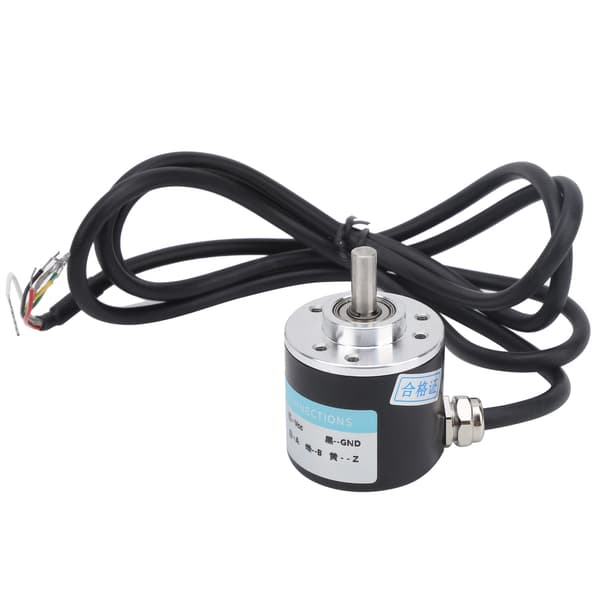 Rotary Encoder 3-faset 6 mm massiv aksel reduktionsmotor tilbehør DC5-24V C38S6G5-1200Z