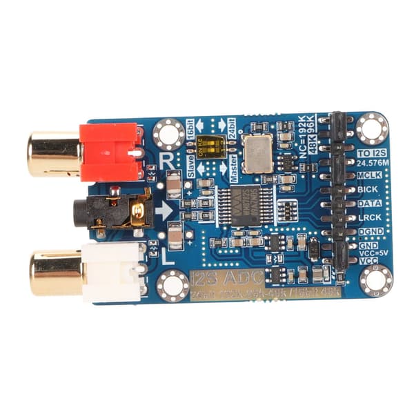 I2S ADC Audio I2S Capture Card Modul Master Slave Mode Udviklingskort Tabsløs Digital Audio I2S ADC Dekoder