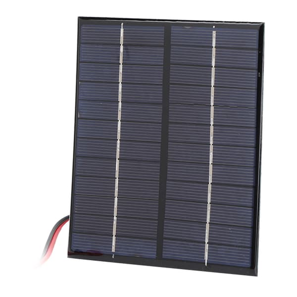2W 12V solpanel polykristallin kisel DIY bärbar utomhusladdare med klämma
