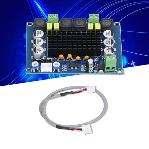 Stereo Forstærkerkort 2x100W Digital Audio Effektforstærker Modul DC 12V-24V Høj Effektivitet