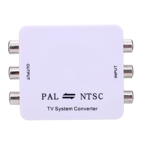 PAL NTSC SECAM til NTSC PAL HD 1080P TV Video System Konverter Switcher Adapter