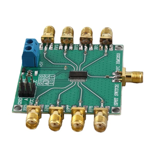 RF 8-vejs SP8T ikke-reflekterende switch HMC253 2,5 GHz TTL SMD-komponent