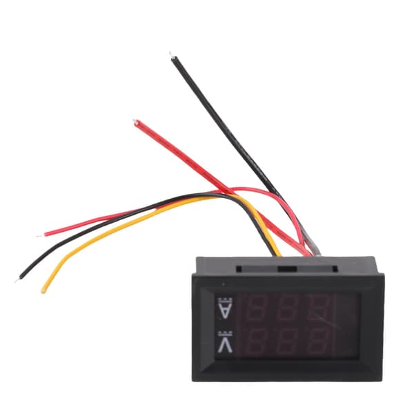 DC 0-100V 100A Digital Voltmeter Ammeter, Dobbelt LED-display, Spændings- og Strømtester Måler