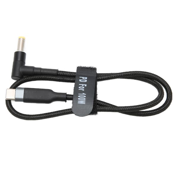 Bærbar opladerkabel DC strømstik konverterkabel TypeC PD opladerkabel (0,5m)