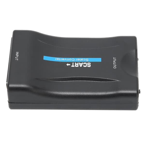 SCART til High-Definition Multimedia Interface Konverter 1080p 20p Udgang til Audio Video (Sort)