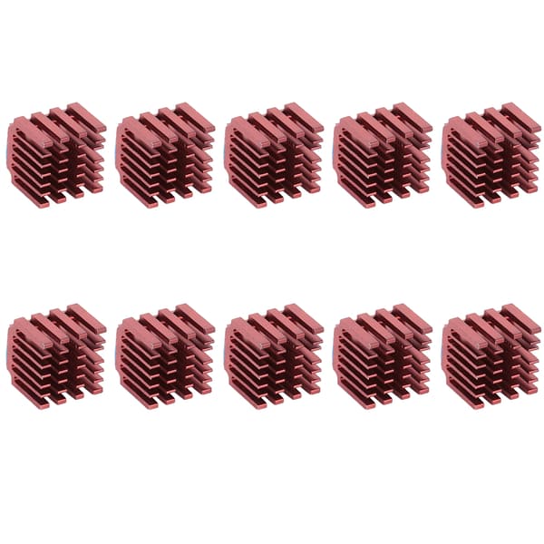 10 stk/sæt Stepmotordriver køleplade til 3D-printer TMC2100/TMC2208 Stepmotordrev