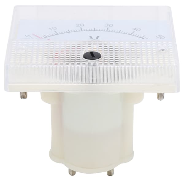 85C1 DC 0-50V Analog Voltmeter Panelmåler, Indbygget Volt Tester