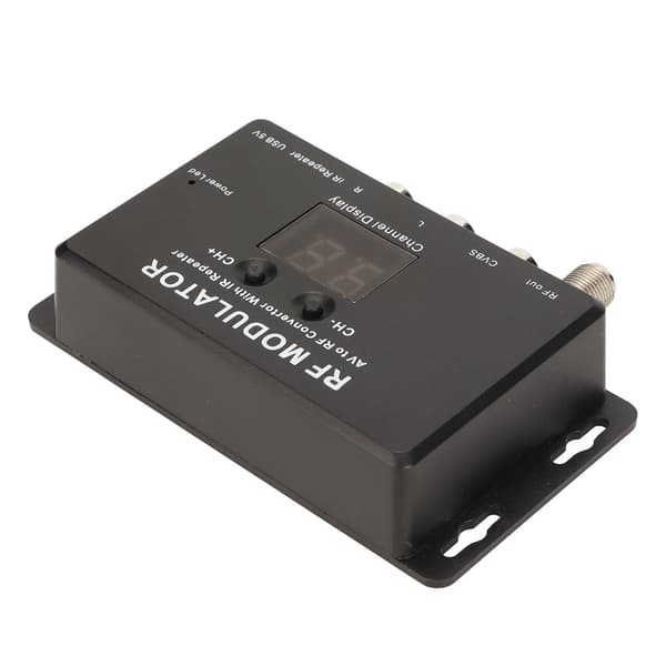 RF-modulator Professionel PAL NTSC 21-kanals AV til RF-konverter til Set-top-boks DVR DVD