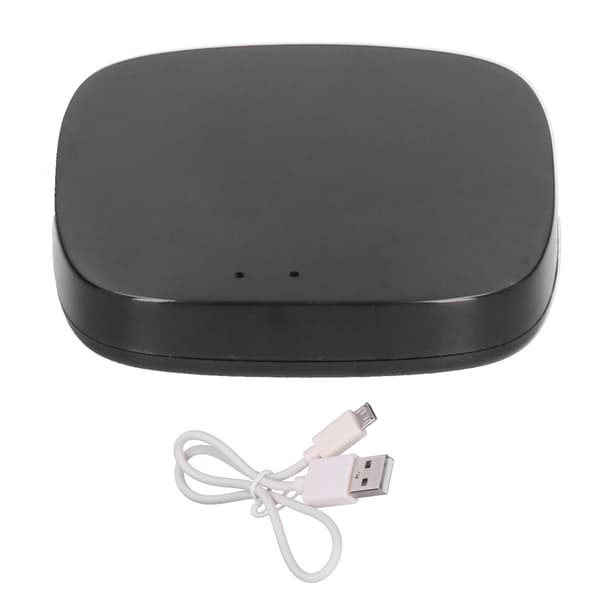 Hjem Intelligent Controller til Tuya Zigbee USB-drevet trådløs gateway APP fjernbetjening sort