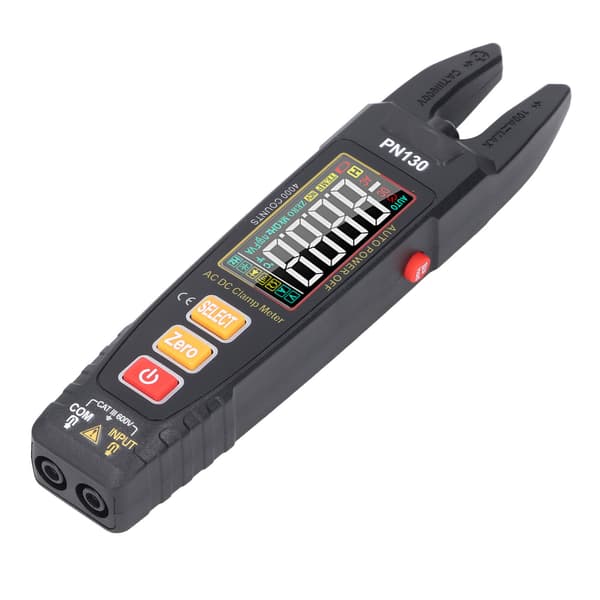 Auto-Ranging Digital Tangamperemeter, True RMS, Farve LCD Elektrisk Tester til AC/DC Strøm, Spænding, Kondensator, Diode & Frekvens