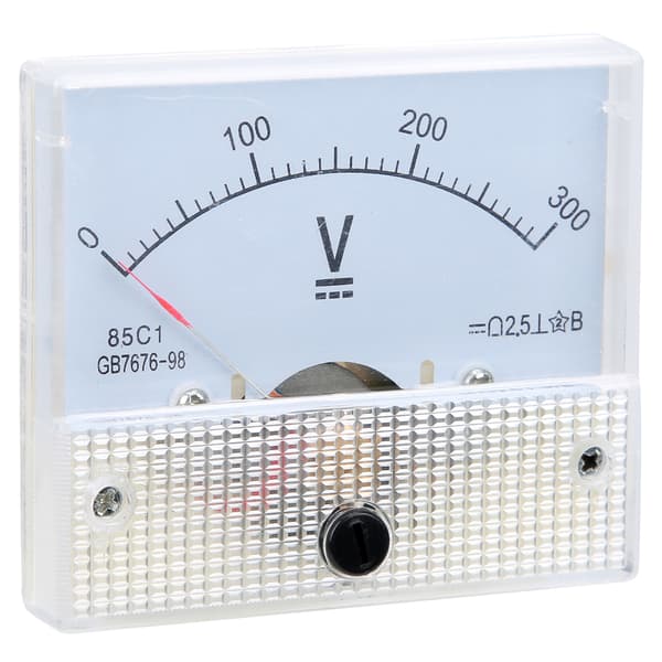 85C1 DC Voltmeter 0-300V, Højpræcisionspanelmåler, Nøjagtig Installationsmåler