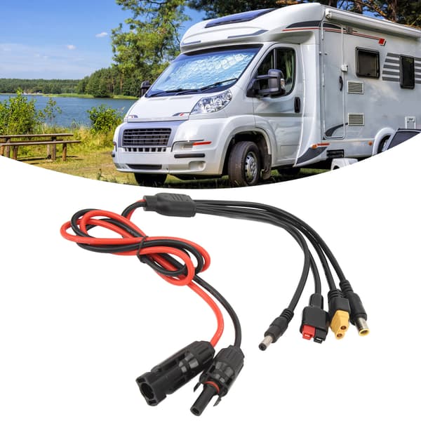 Solpaneladapterkabel XT60 honkontakt väderbeständig PV-förlängningskabel