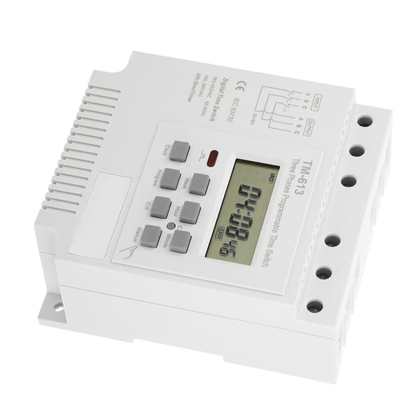 TM-163 Trefas 380V Smart Digital Veckoprogrammerbar Kontroll Strömbrytare