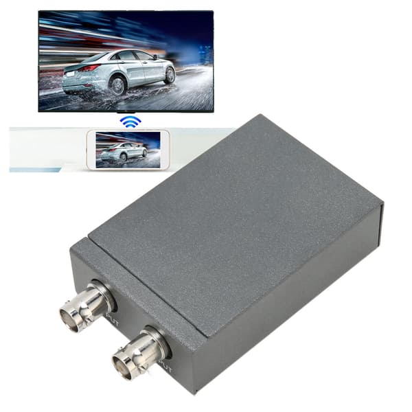 4K HD Multimedia Interface til AHD-konverter 1 ind 2 ud koaksial konvertering Loop Through Output 1080P konverteradapter