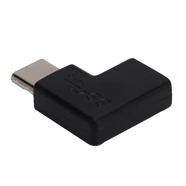 90 graders Type C hun til han adapter 10 Gbps hurtig opladning USB 3.1 TypeC stik