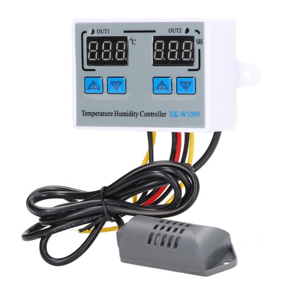 Termostat Digital Temperaturregulator 12V 220W Smart Fugtighedssensorafbryder