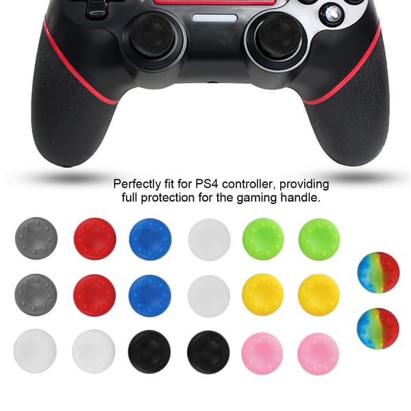 20 st handkontrolltillbehör Joystick Antisladdskydd för PS2/PS3/XBox One/360