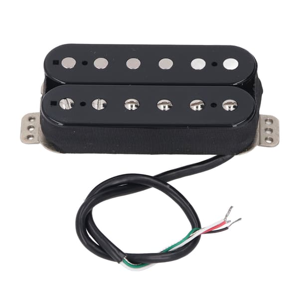 Humbucker Pickup 6-strängad dubbelspole ersättning för elgitarr 52mm Svart