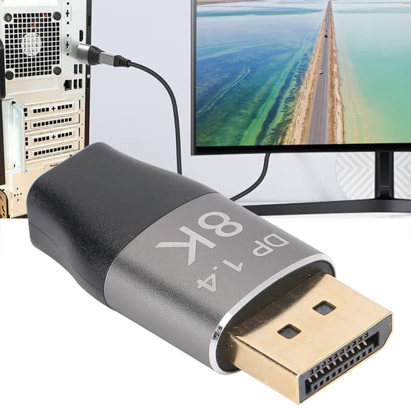 D0209 Mini DP–DP-sovitin 8K 60 Hz teräväpiirtomuunnin PC-tietokoneelle