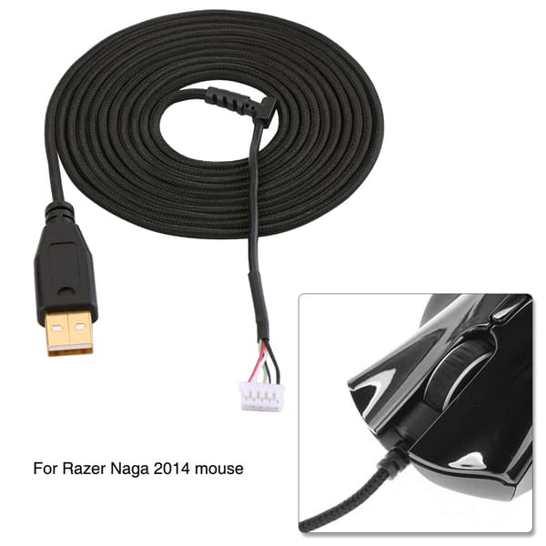 USB-musekabel/ledning/line-udskiftning til Razer Naga 2014 Line 14