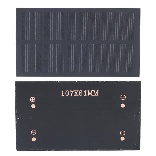 1W 5V Monokrystallinsk Solpanel Bærbart Modul til 3.7V Batteriopladning